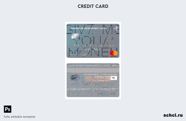 цифровая загрузка Алжира Banque de Développement Шаблон местной карты mastercard